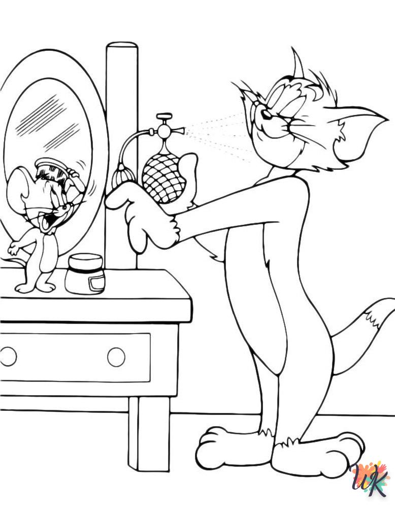 Dibujos para Colorear Tom and Jerry 12