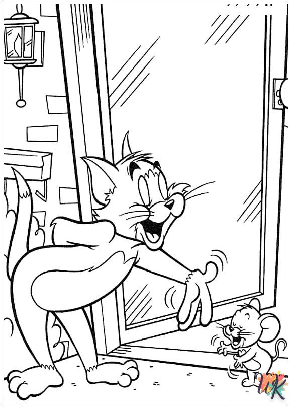 Dibujos para Colorear Tom and Jerry 18