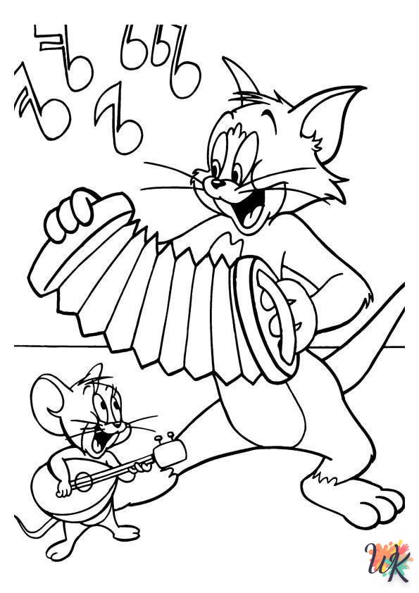 Dibujos para Colorear Tom and Jerry 19
