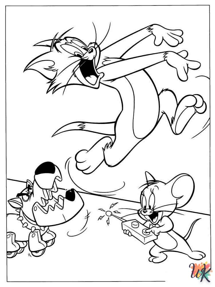 Dibujos para Colorear Tom and Jerry 20