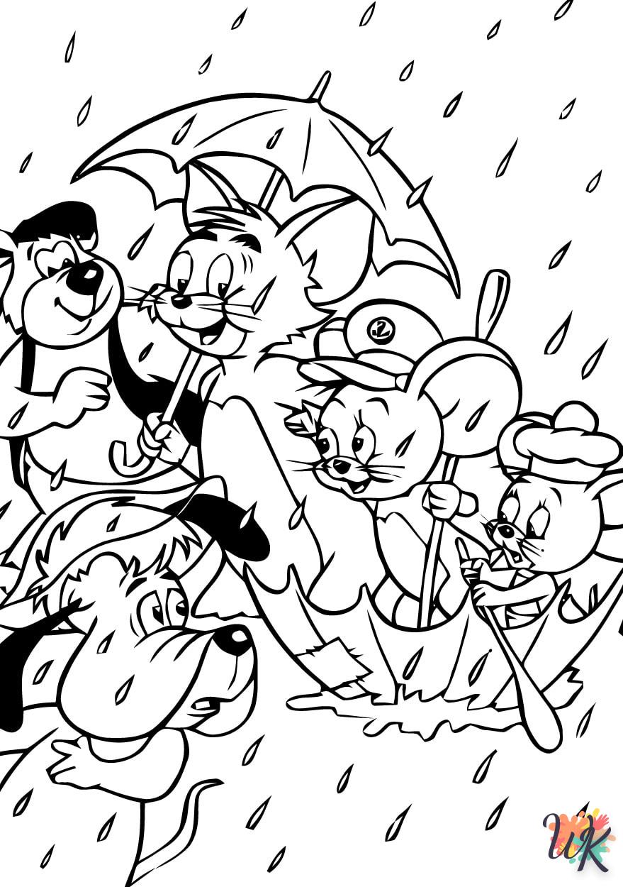 Dibujos para Colorear Tom and Jerry 21