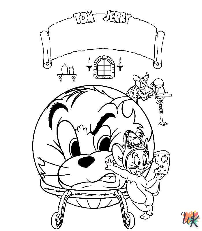 Dibujos para Colorear Tom and Jerry 22