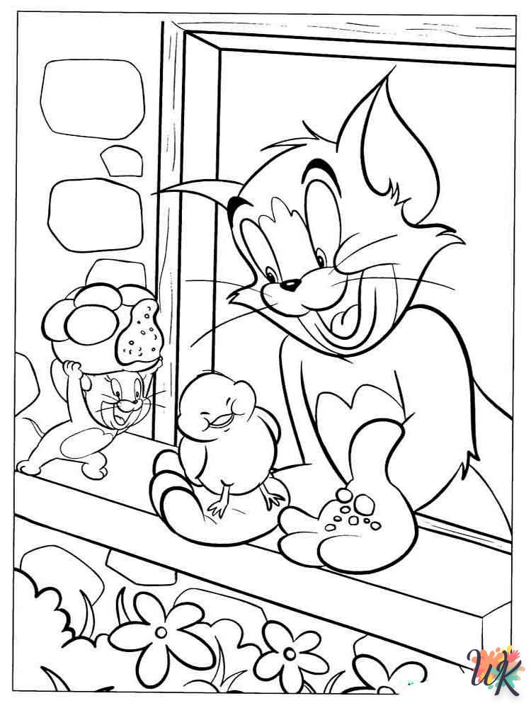 Dibujos para Colorear Tom and Jerry 23