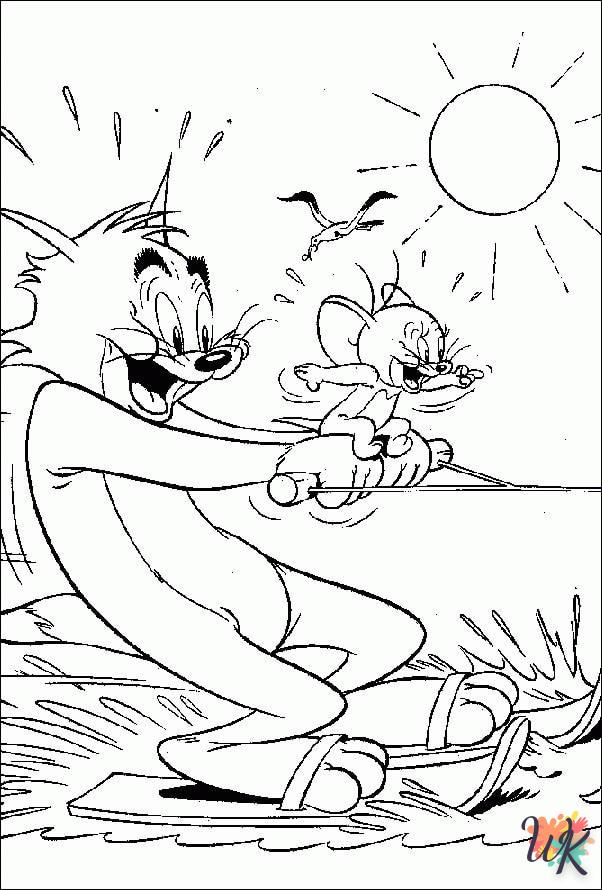 Dibujos para Colorear Tom and Jerry 26