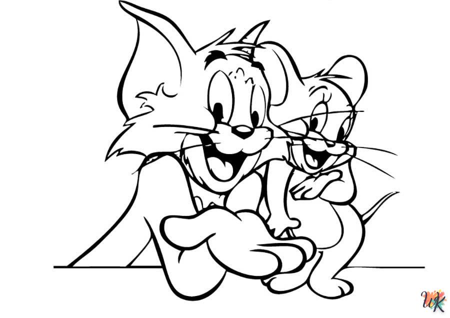 Dibujos para Colorear Tom and Jerry 27