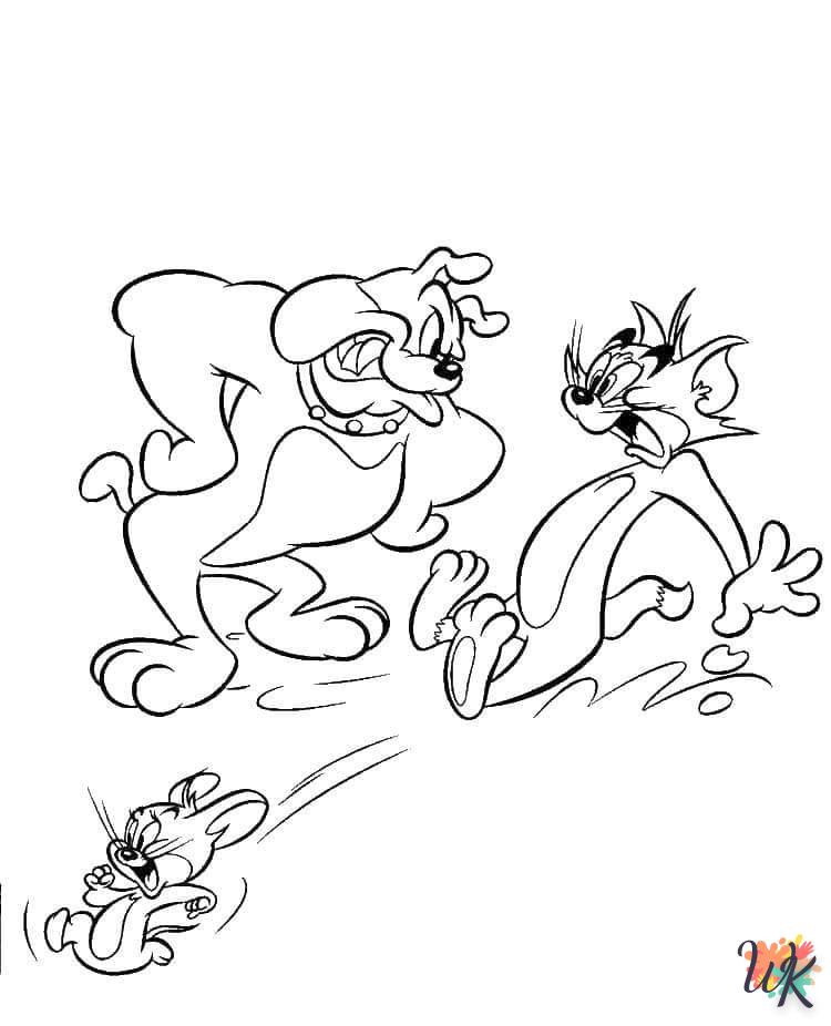 Dibujos para Colorear Tom and Jerry 29