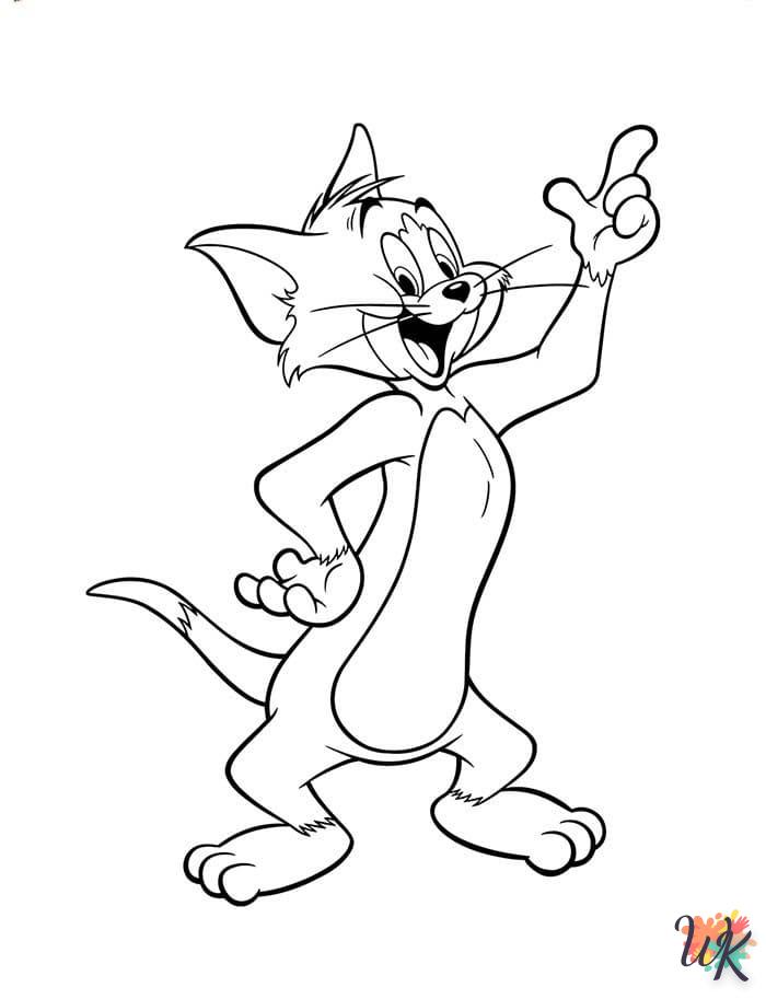Dibujos para Colorear Tom and Jerry 30
