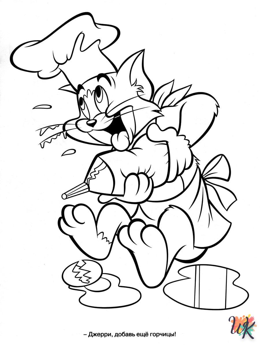 Dibujos para Colorear Tom and Jerry 31
