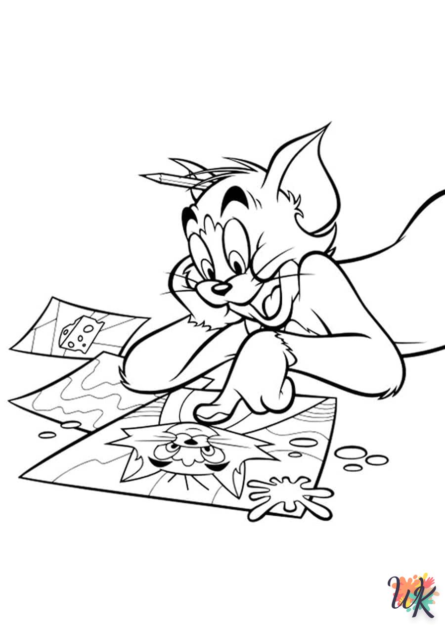 Dibujos para Colorear Tom and Jerry 32