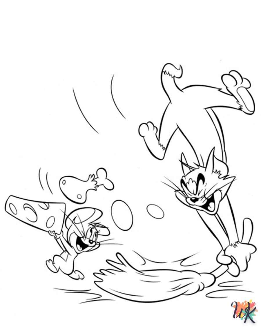Dibujos para Colorear Tom and Jerry 33