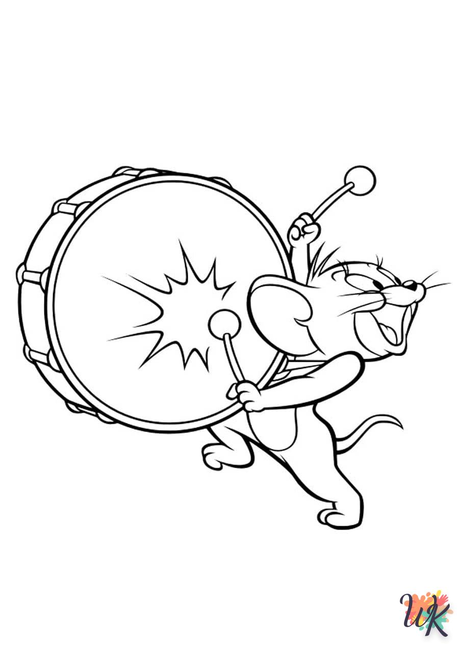 Dibujos para Colorear Tom and Jerry 36