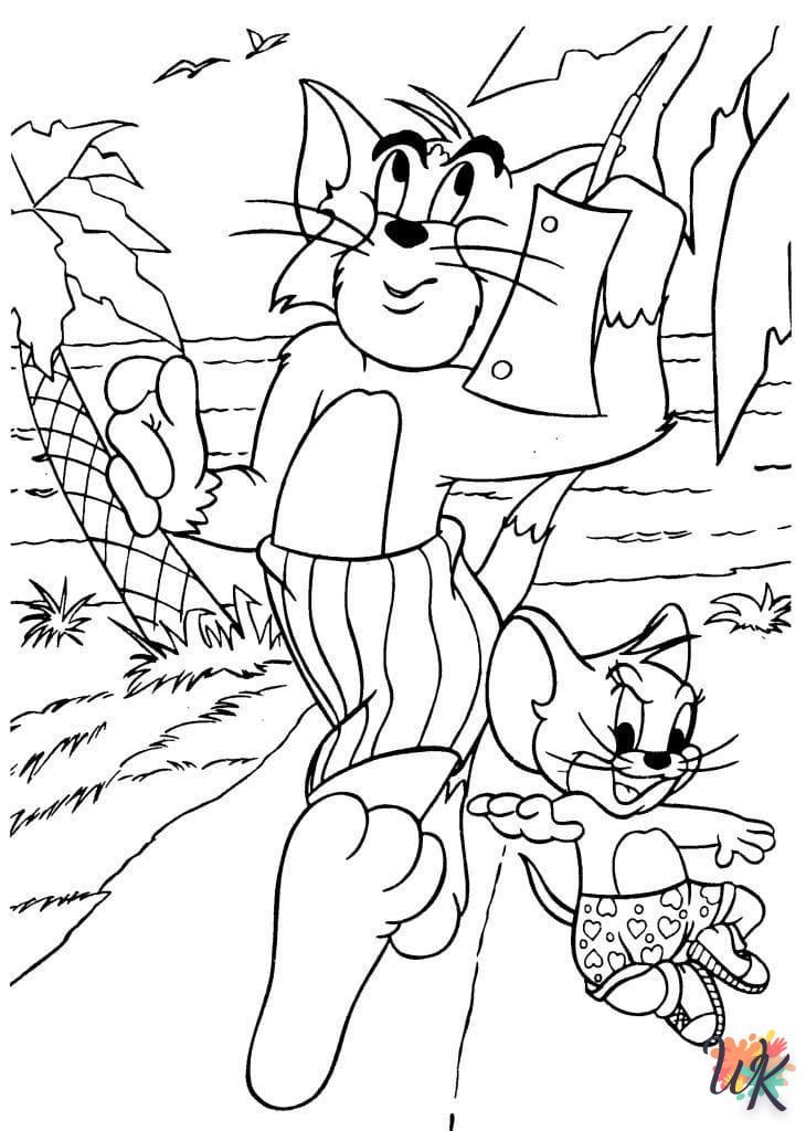 Dibujos para Colorear Tom and Jerry 39
