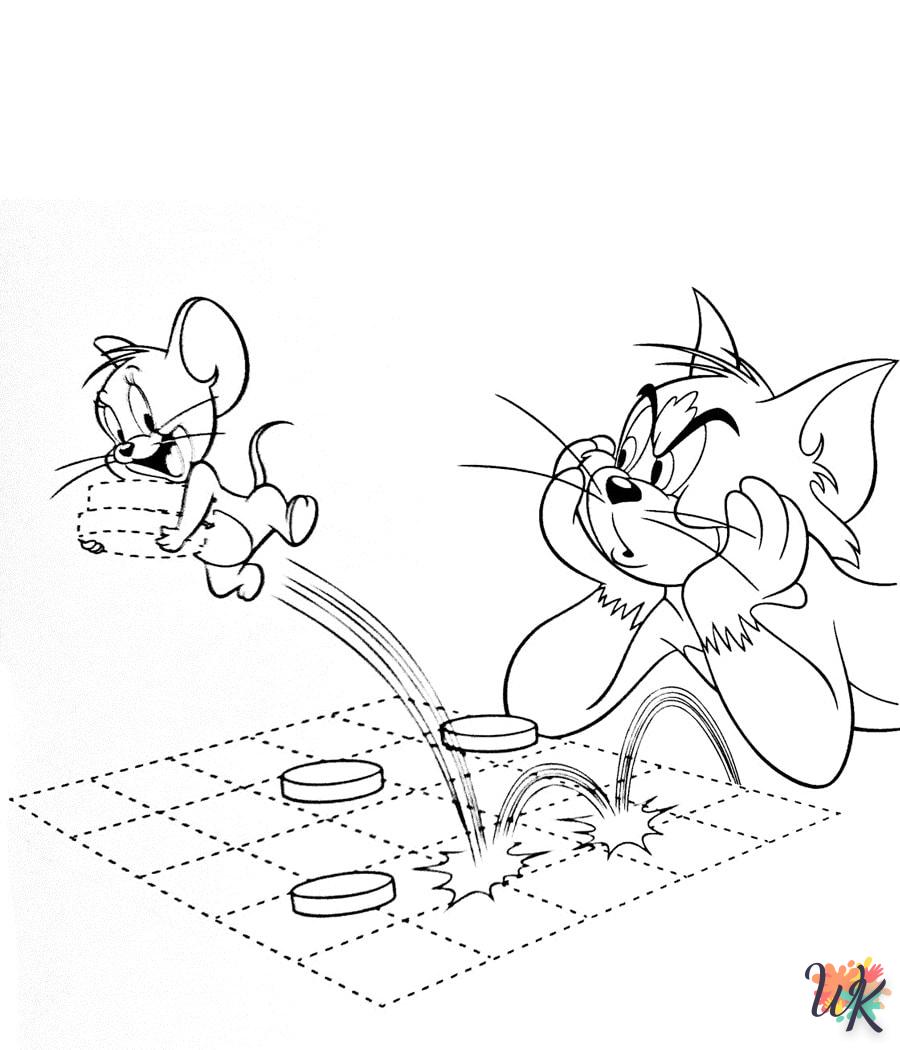 Dibujos para Colorear Tom and Jerry 4