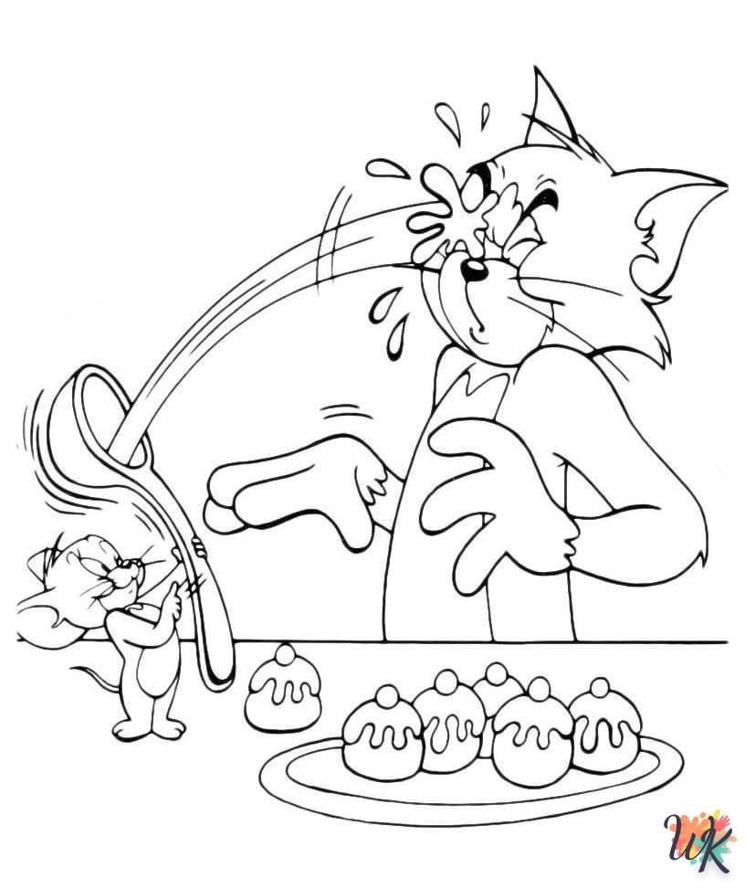 Dibujos para Colorear Tom and Jerry 40
