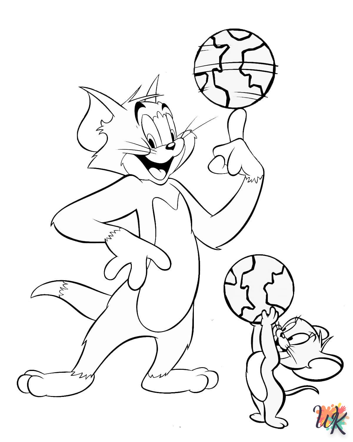 Dibujos para Colorear Tom and Jerry 43