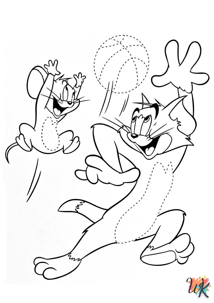 Dibujos para Colorear Tom and Jerry 44