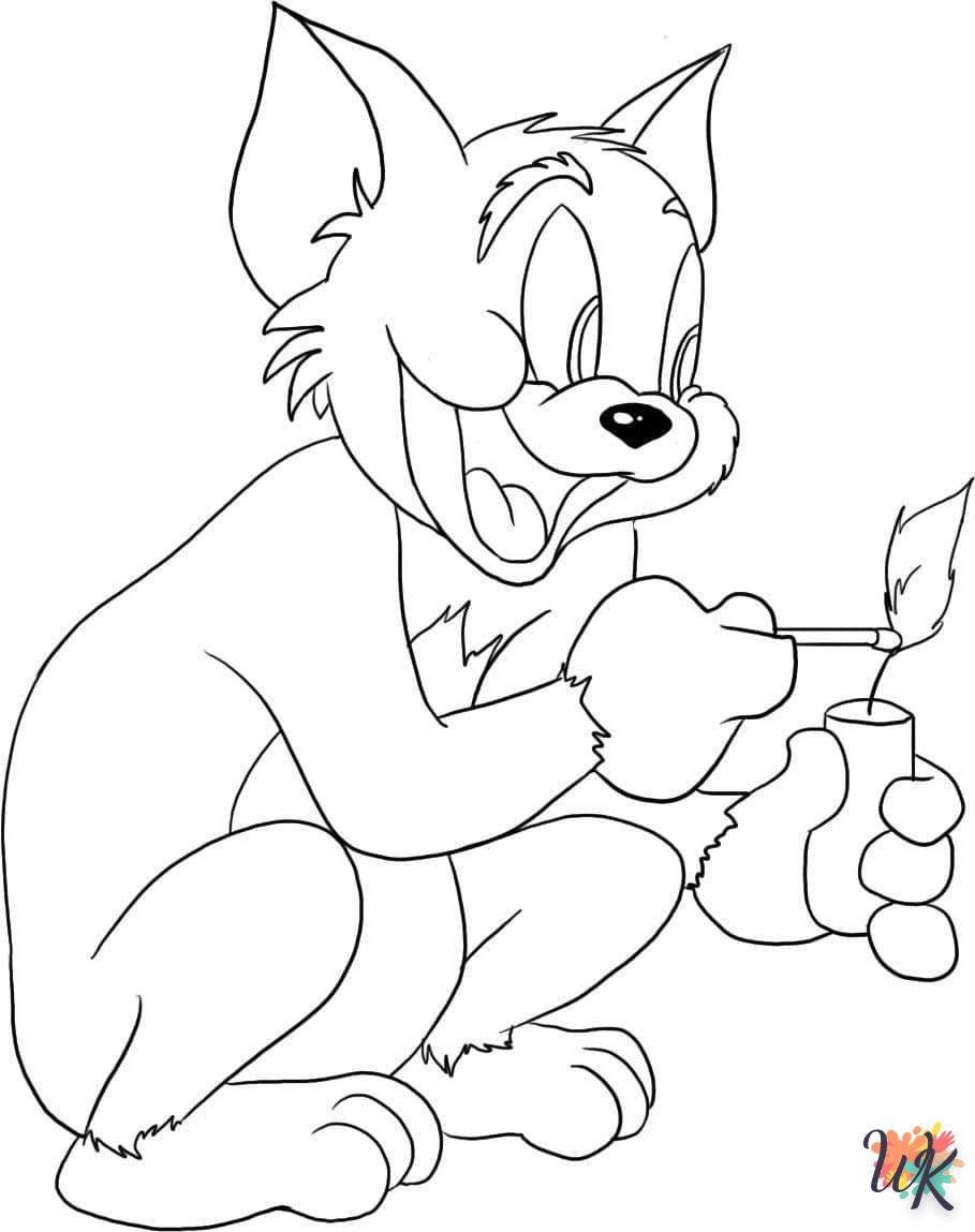 Dibujos para Colorear Tom and Jerry 5