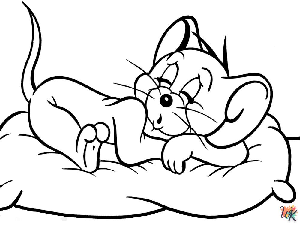 Dibujos para Colorear Tom and Jerry 51