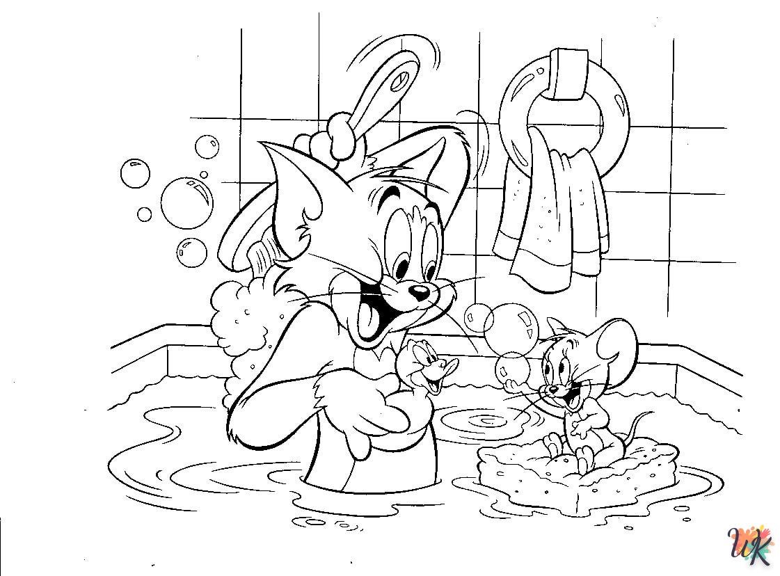 Dibujos para Colorear Tom and Jerry 52