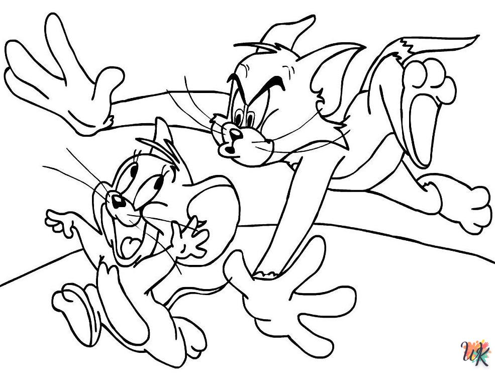 Dibujos para Colorear Tom and Jerry 55