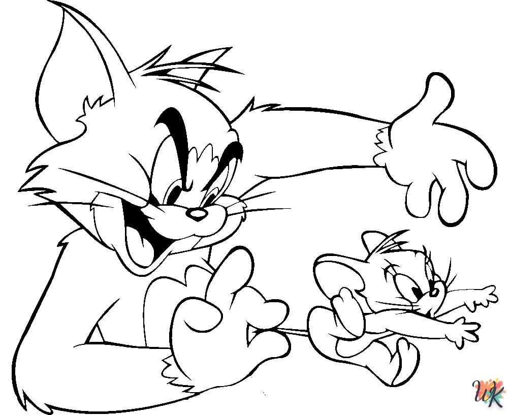 Dibujos para Colorear Tom and Jerry 57
