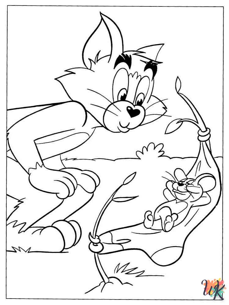Dibujos para Colorear Tom and Jerry 6