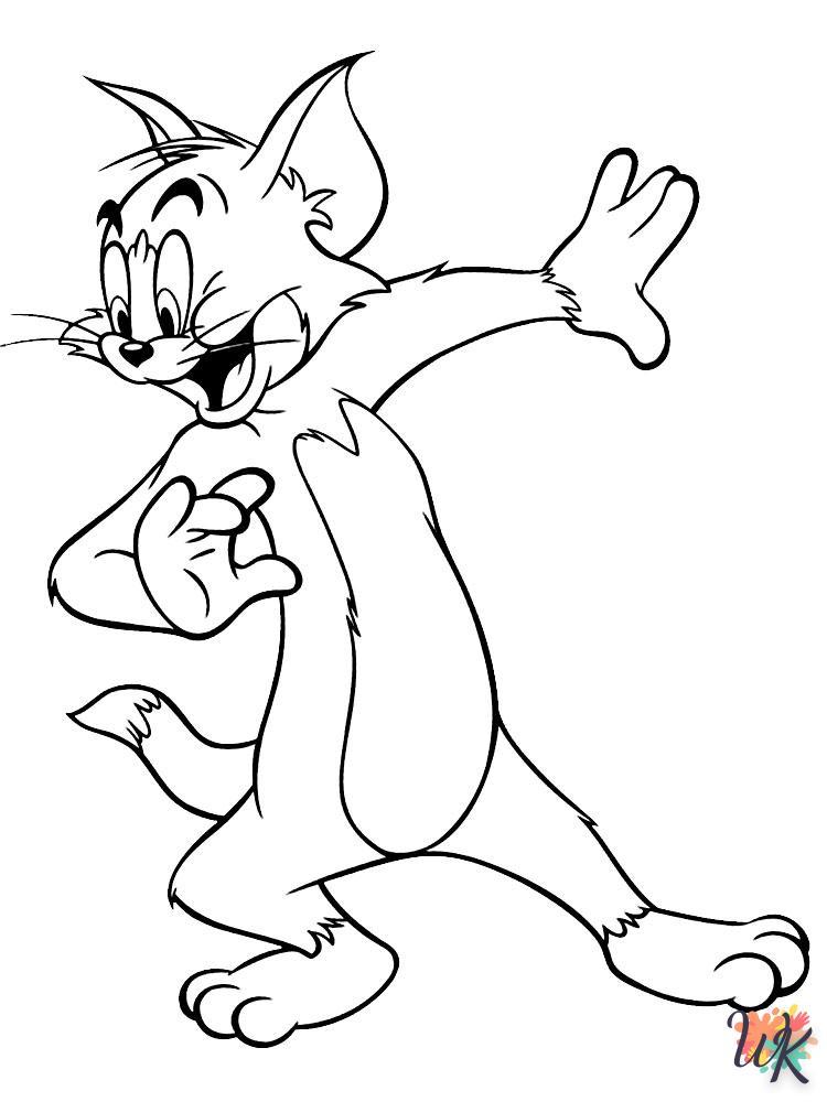 Dibujos para Colorear Tom and Jerry 60