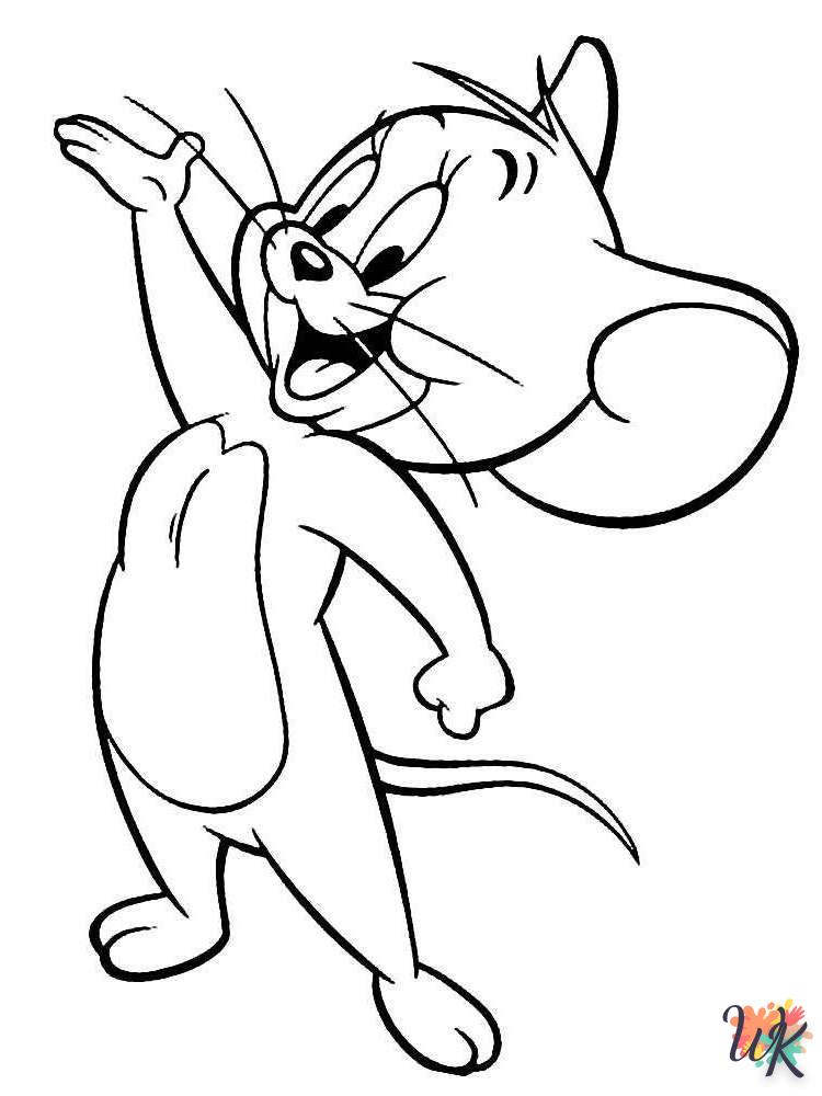 Dibujos para Colorear Tom and Jerry 61