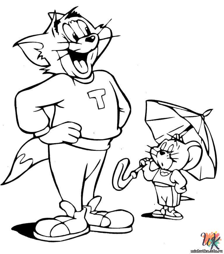 Dibujos para Colorear Tom and Jerry 64