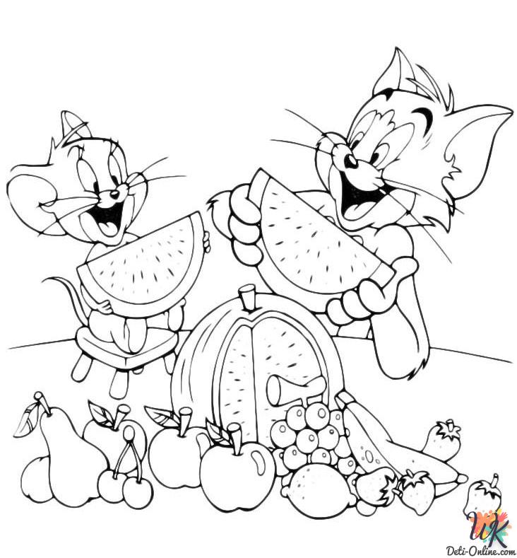 Dibujos para Colorear Tom and Jerry 66