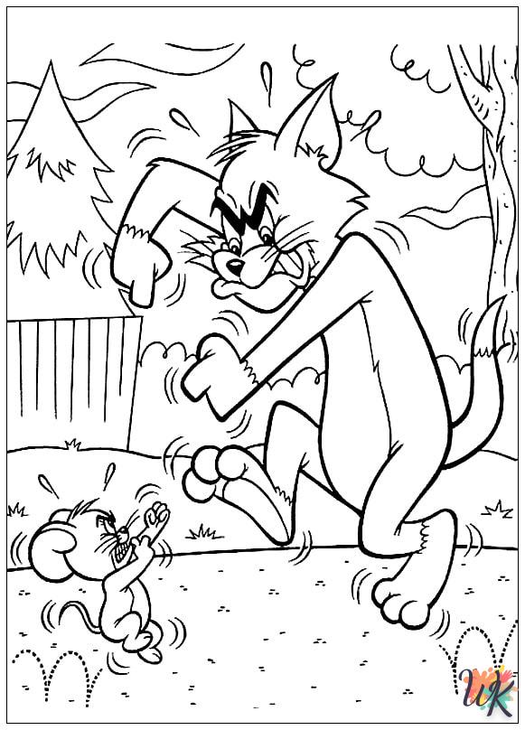 Dibujos para Colorear Tom and Jerry 68