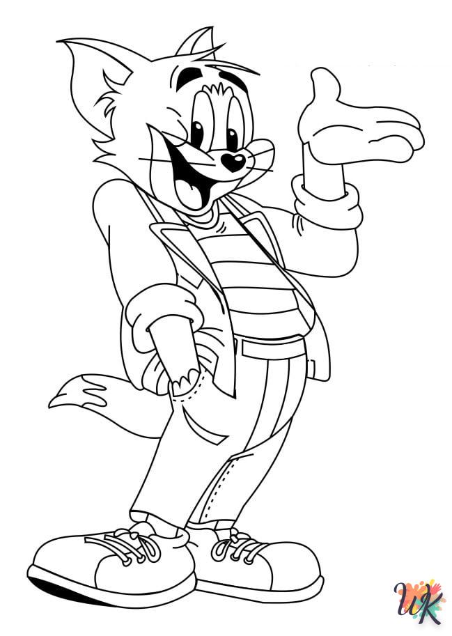 Dibujos para Colorear Tom and Jerry 7