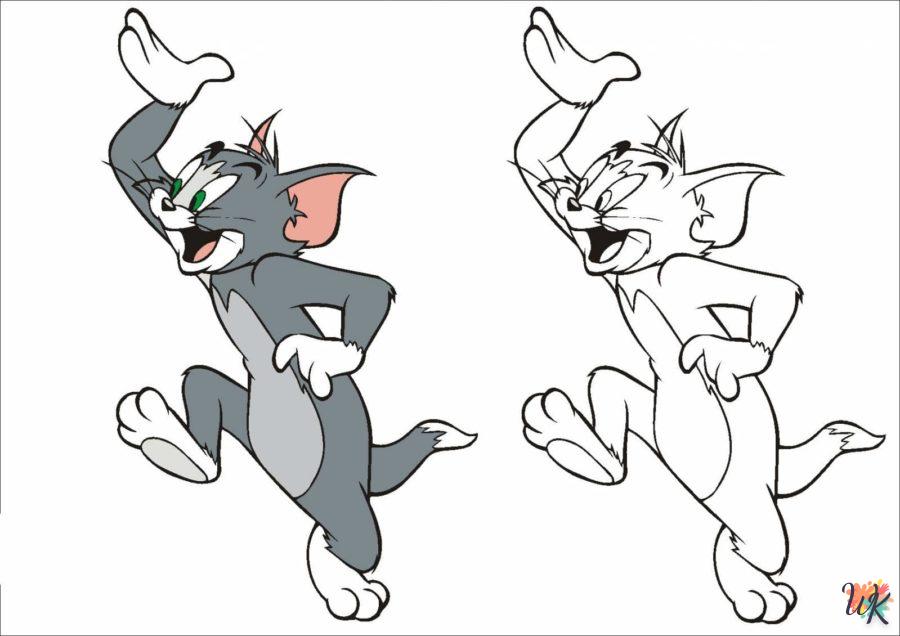 Dibujos para Colorear Tom and Jerry 73
