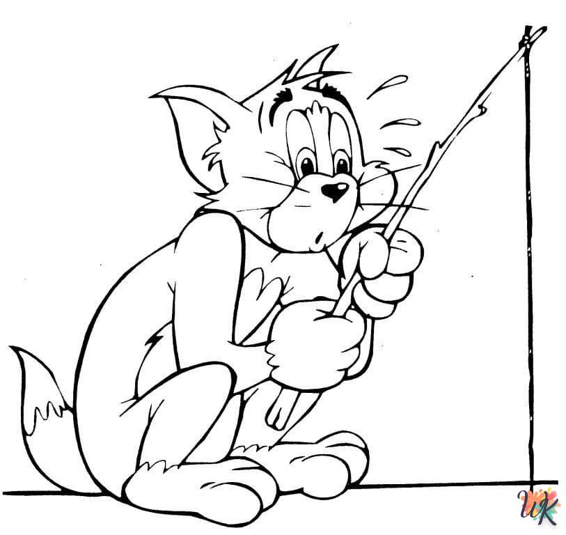 Dibujos para Colorear Tom and Jerry 75