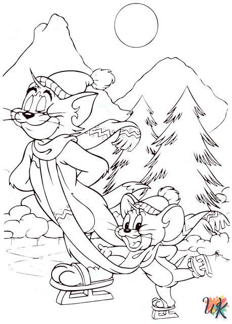 Dibujos para Colorear Tom and Jerry 76