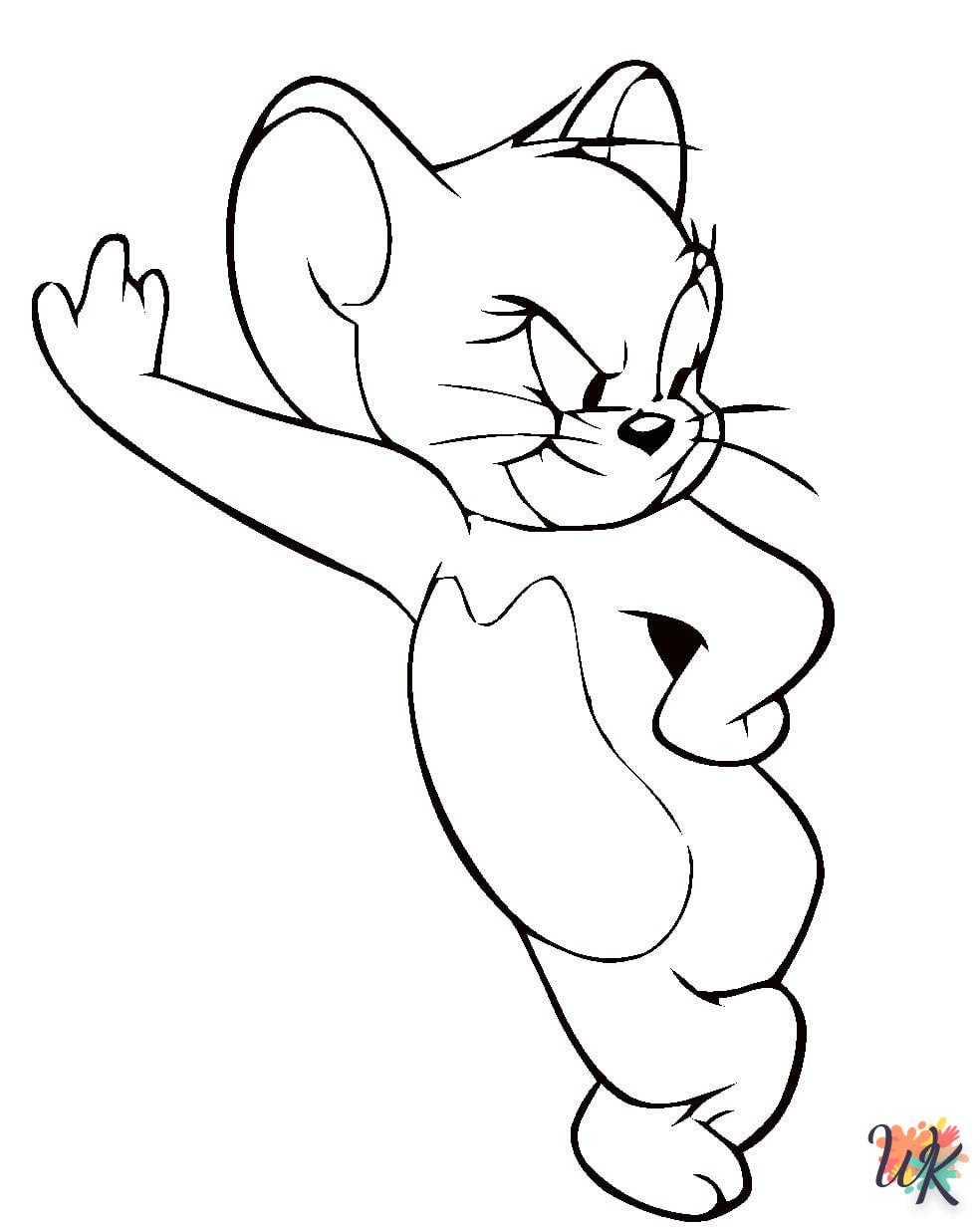Dibujos para Colorear Tom and Jerry 8