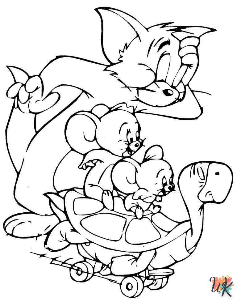 Dibujos para Colorear Tom and Jerry 83