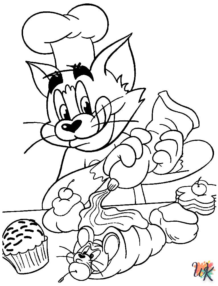 Dibujos para Colorear Tom and Jerry 84