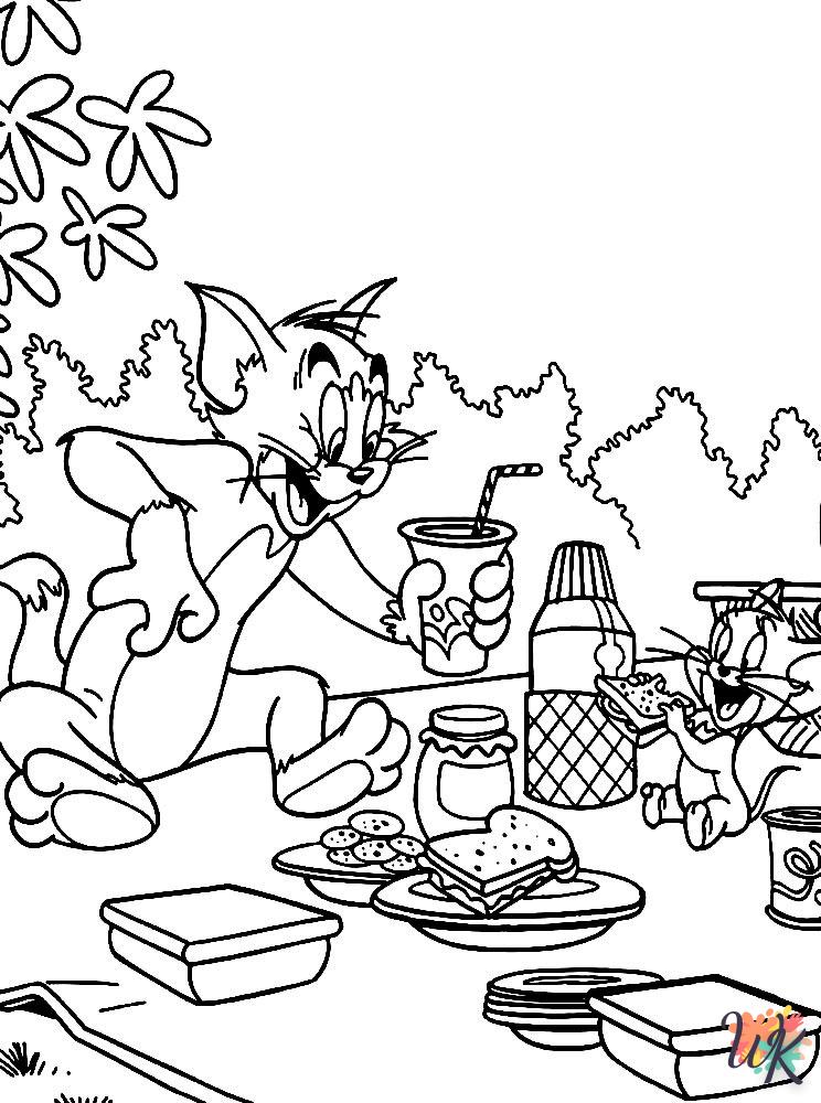 Dibujos para Colorear Tom and Jerry 86
