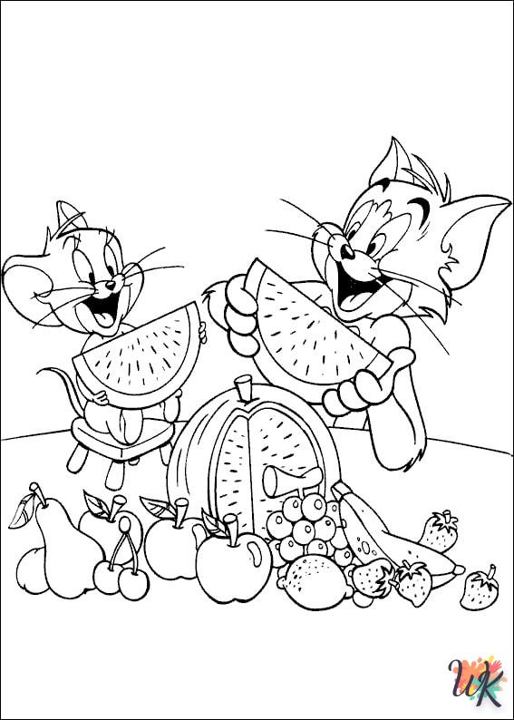 Dibujos para Colorear Tom and Jerry 87