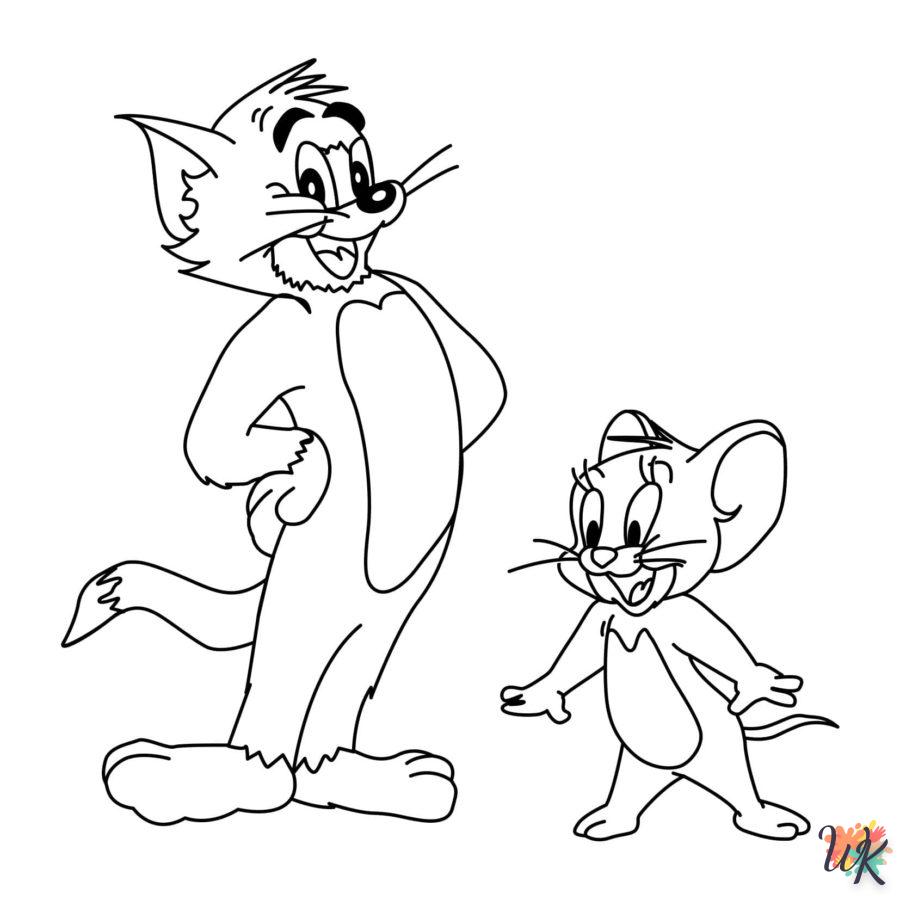 Dibujos para Colorear Tom and Jerry 91