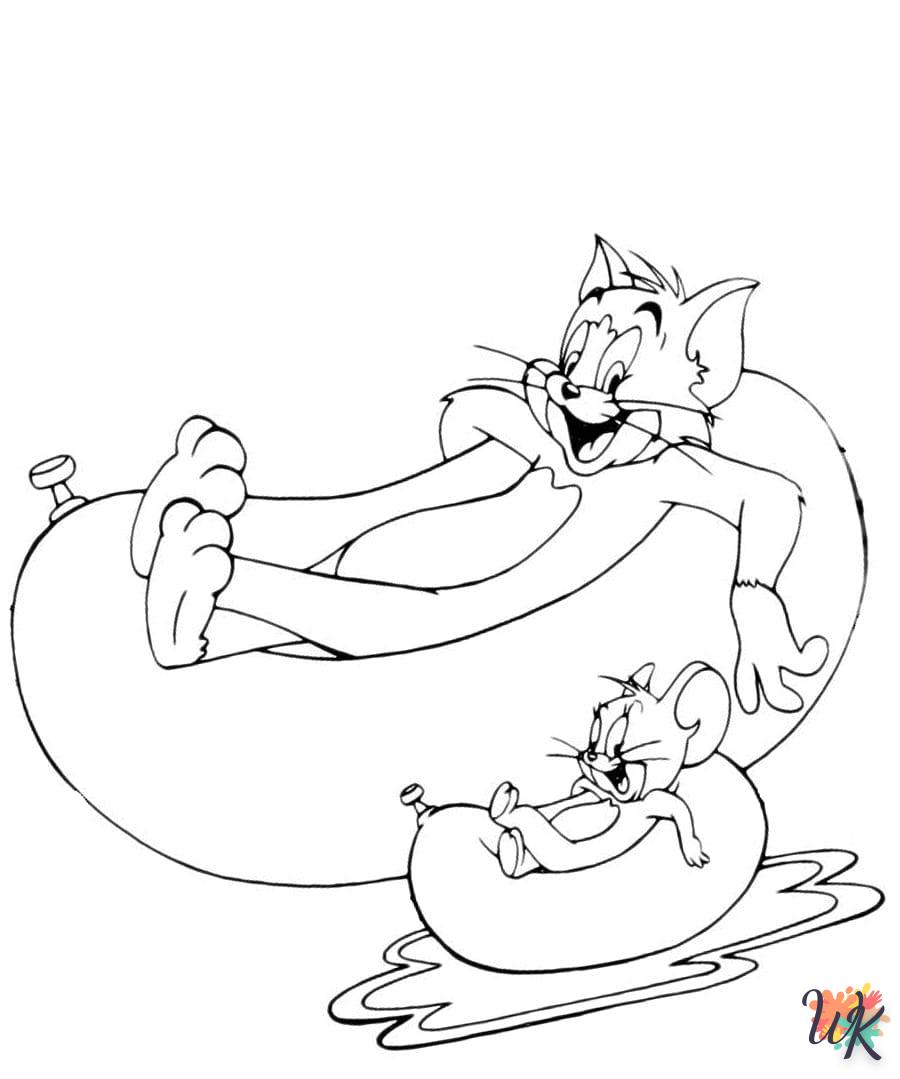 Dibujos para Colorear Tom and Jerry 95