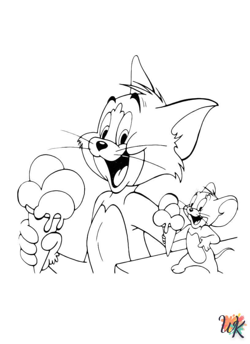 Dibujos para Colorear Tom and Jerry 99