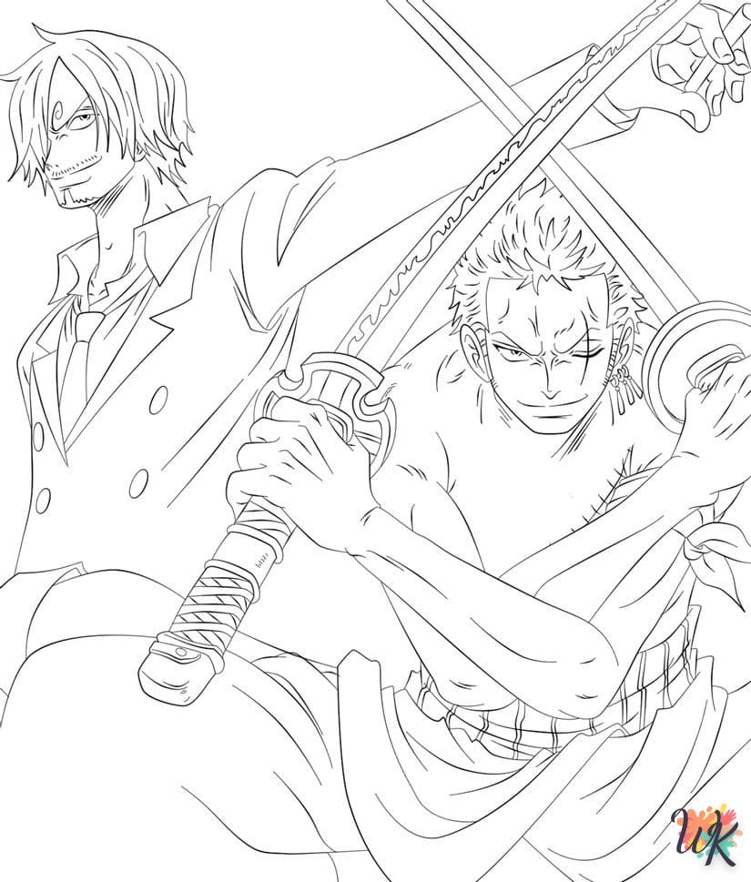 Dibujos para Colorear WK One Piece 2