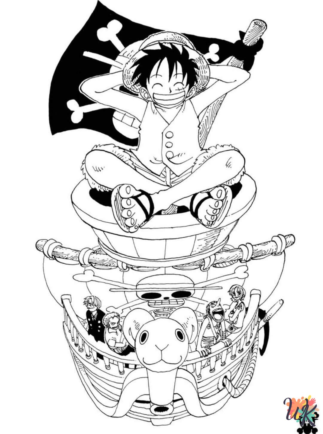 Dibujos para Colorear WK One Piece 23