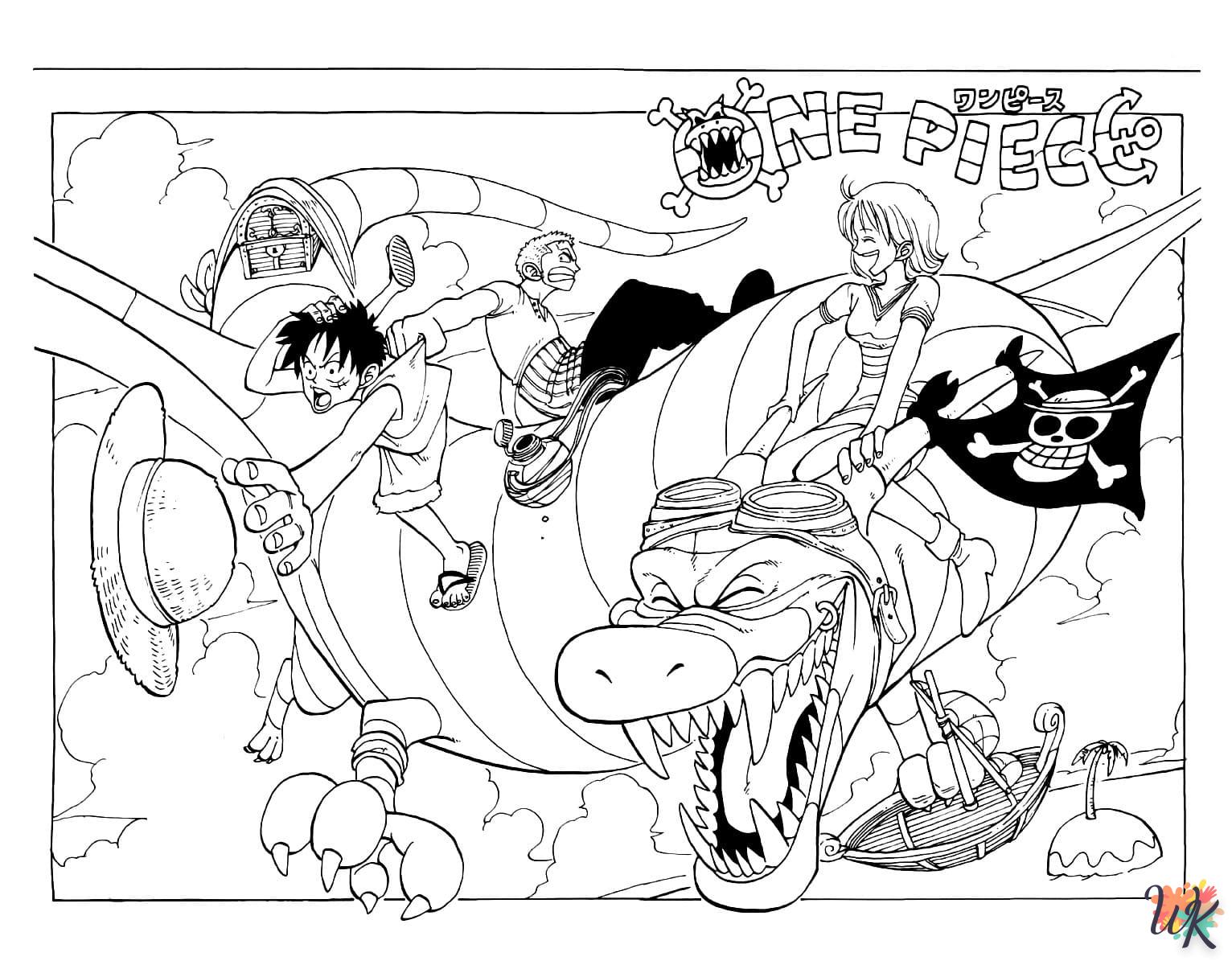 Dibujos para Colorear WK One Piece 32