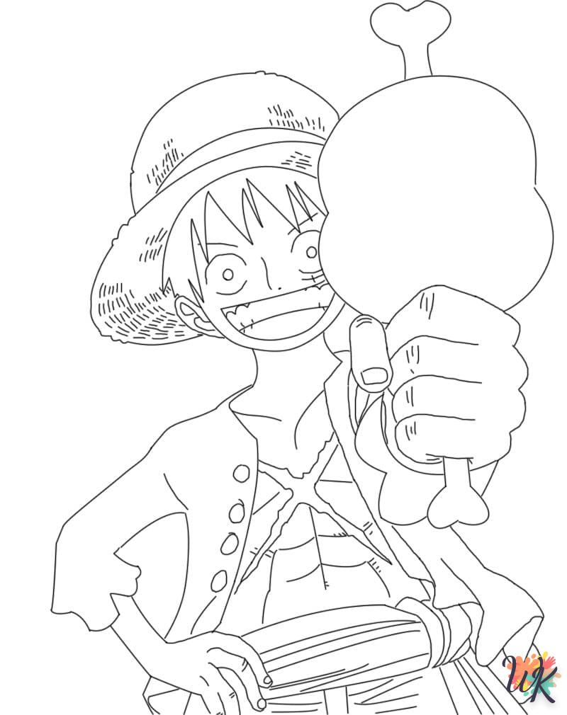 Dibujos para Colorear WK One Piece 34
