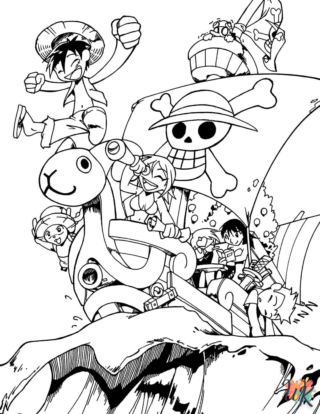 Dibujos para Colorear WK One Piece 40