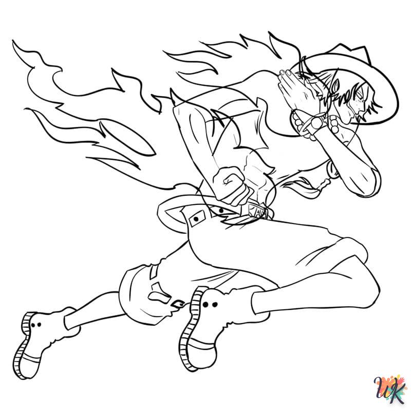 Dibujos para Colorear WK One Piece 59