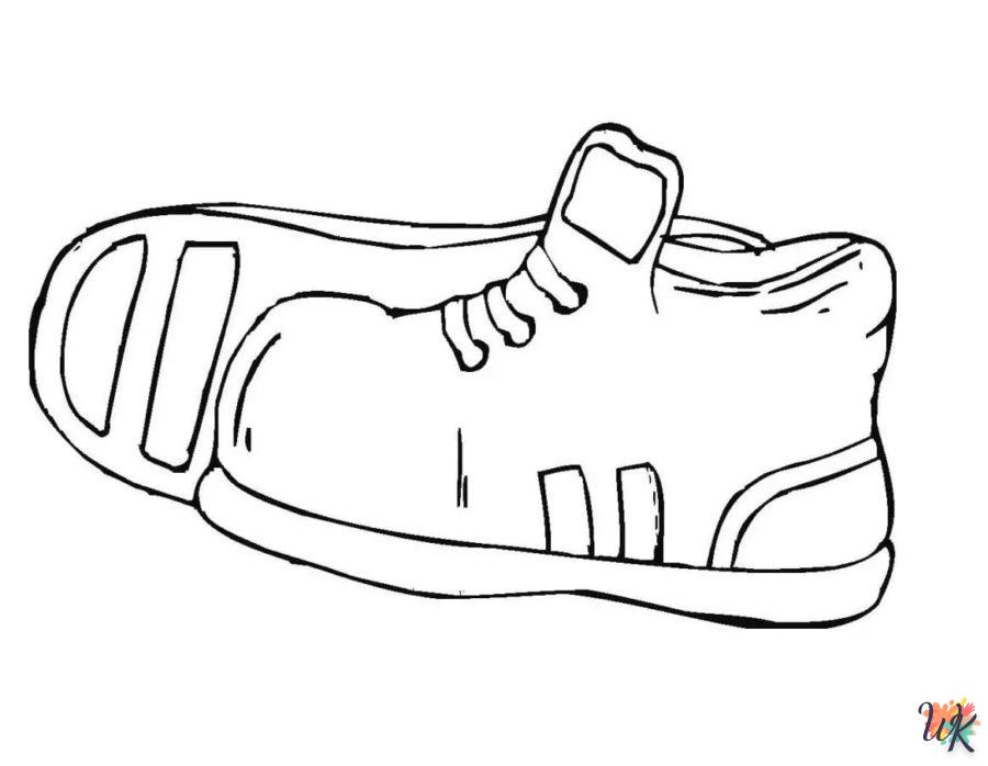 Dibujos para Colorear Zapatillas 16